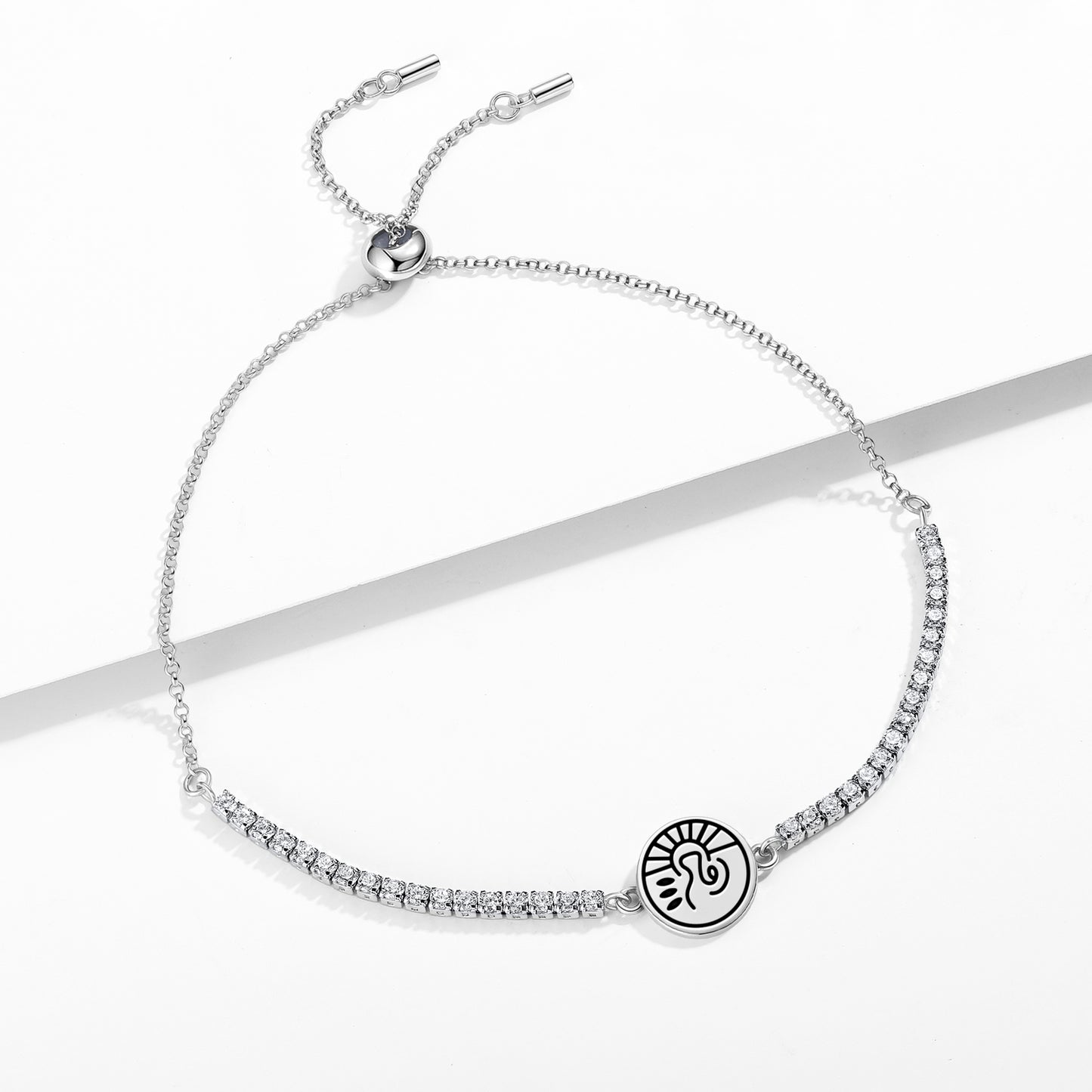 Leo Seal Anthroposophy Symbols Adjustable Bracelet