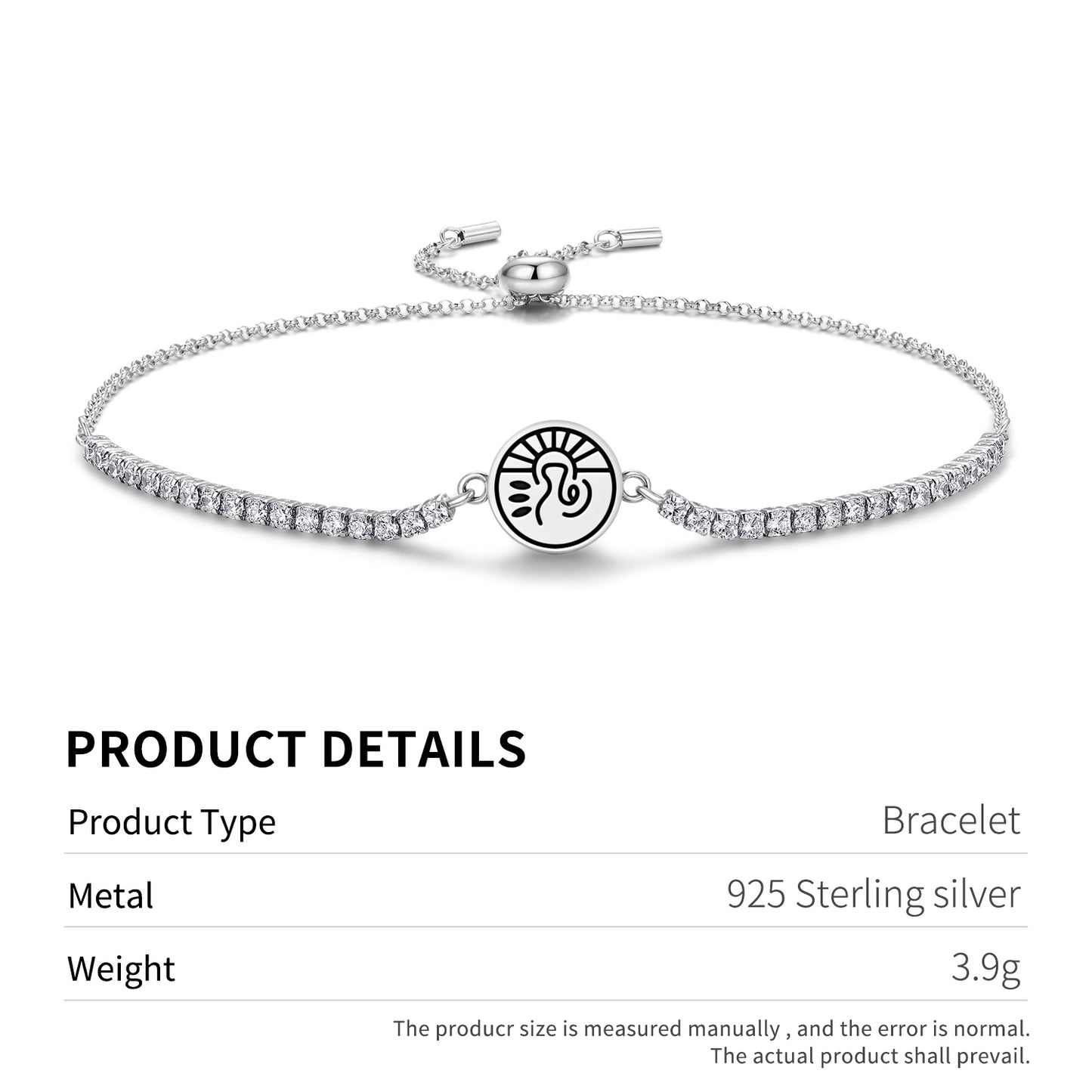 Leo Seal Anthroposophy Symbols Adjustable Bracelet