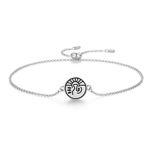 Leo Seal Anthroposophy Symbols Adjustable Bracelet