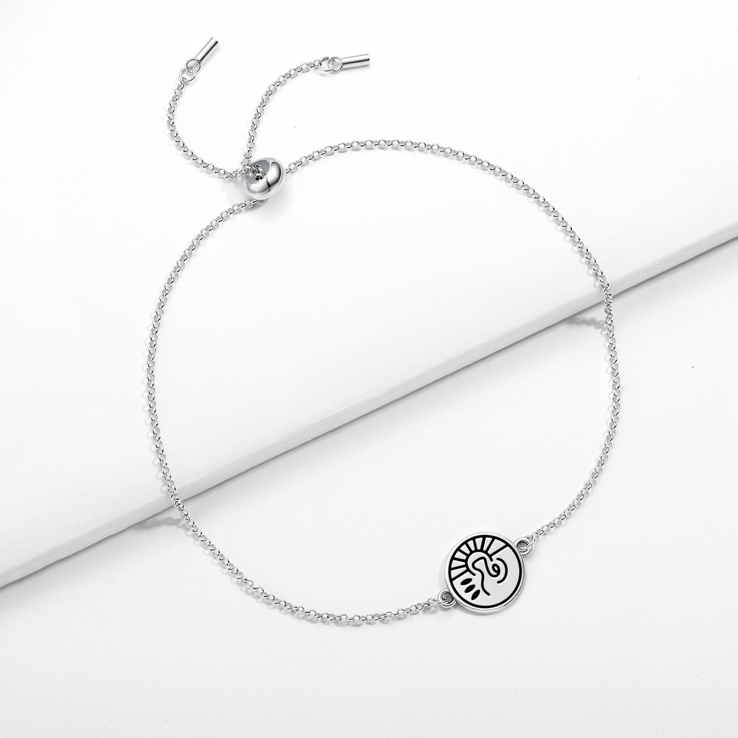 Leo Seal Anthroposophy Symbols Adjustable Bracelet