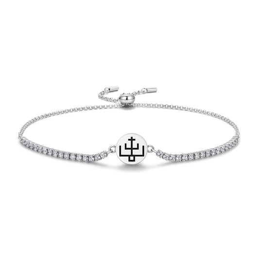 Som Onyankopon Adinkra Symbols Adjustable Bracelet