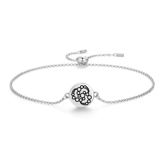 Phase of Moon Crop Circles Symbols Adjustable Bracelet