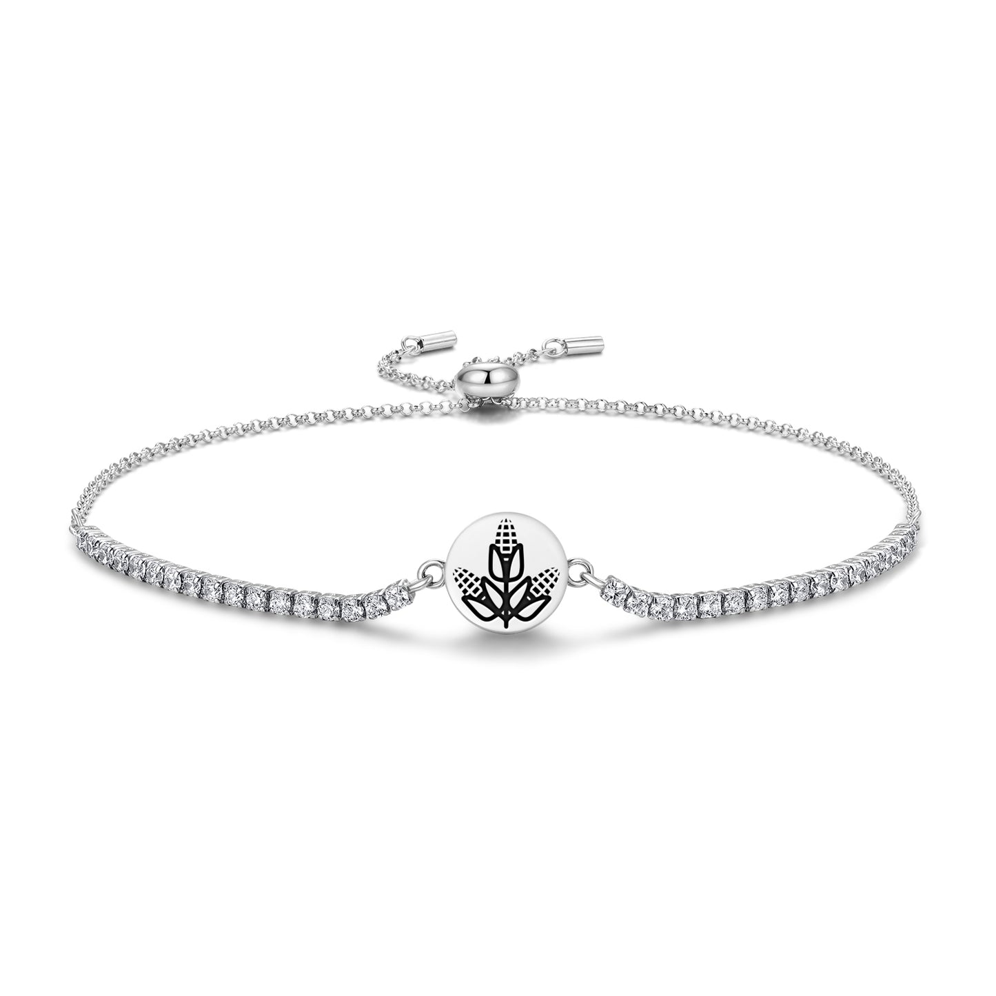 Sheaf of Corn Freemasonry Symbols Adjustable Bracelet