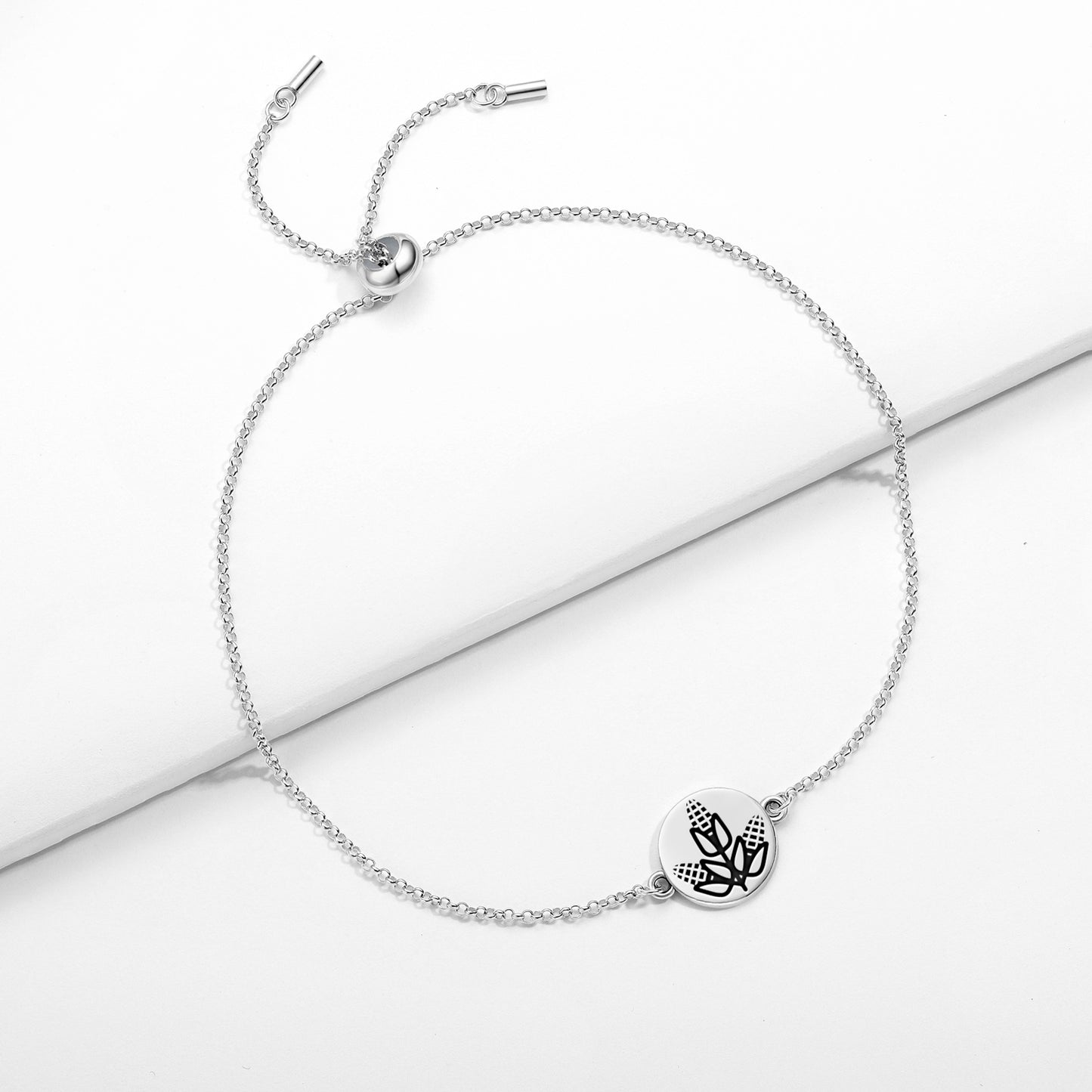 Sheaf of Corn Freemasonry Symbols Adjustable Bracelet