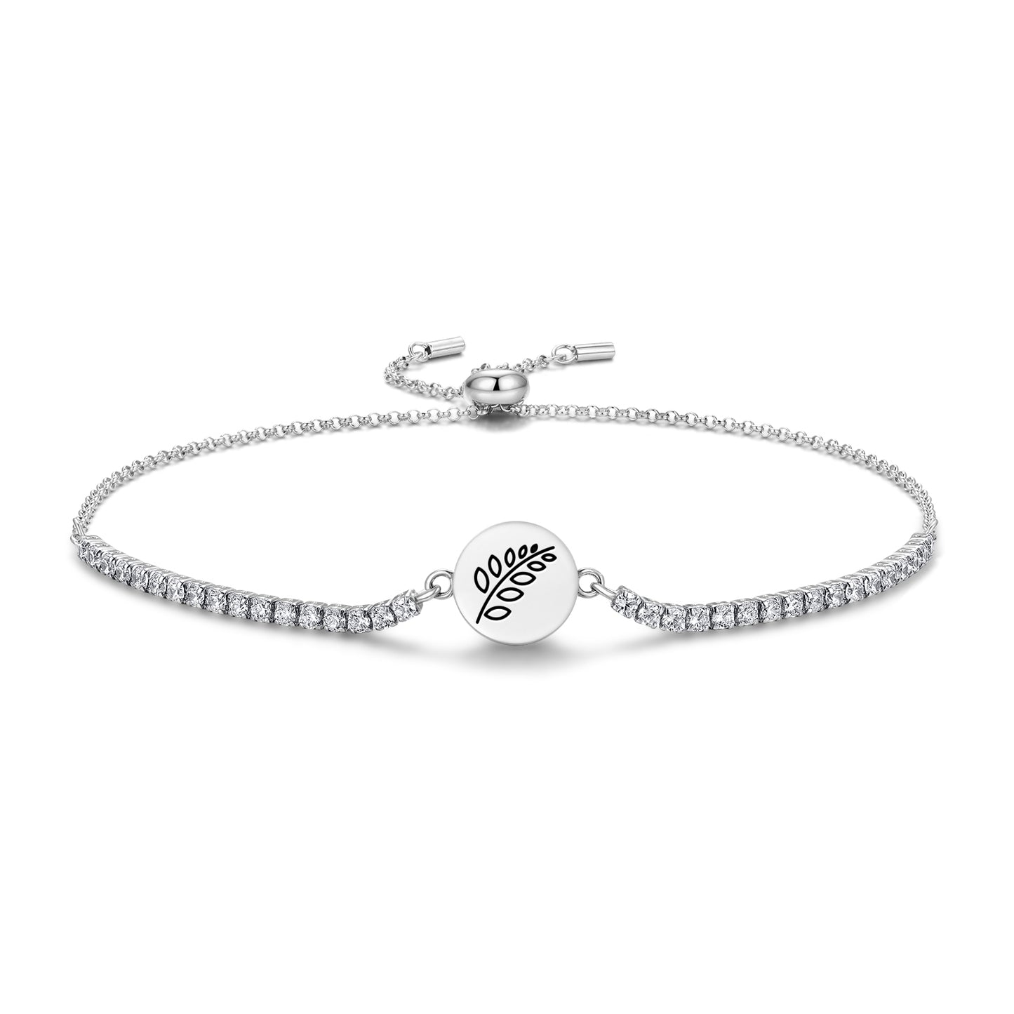 Sprig of Acacia Acacia Tree Freemasonry Symbols Adjustable Bracelet