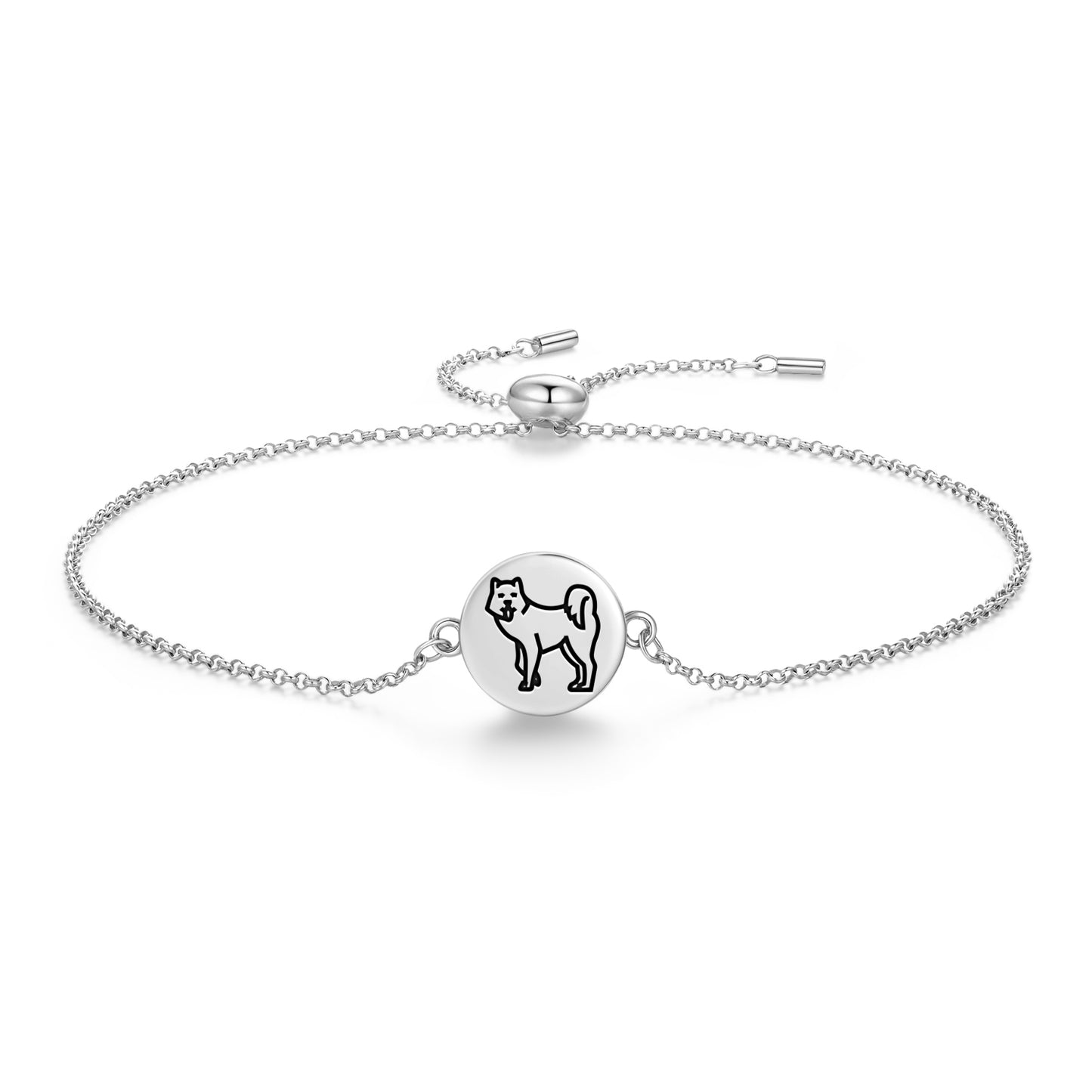 Qimmiq Canadian Inuit Dog Inuit Symbols Adjustable Bracelet