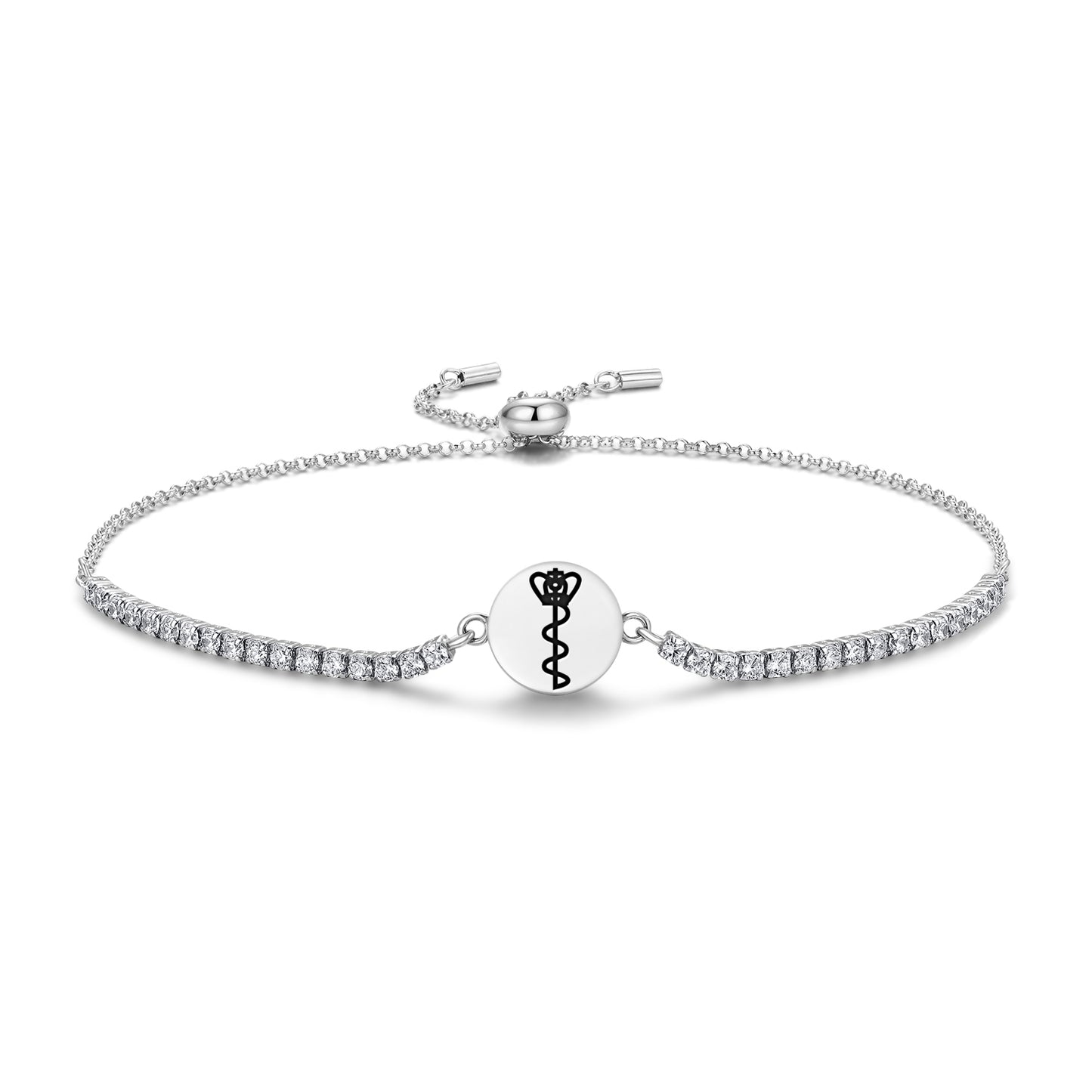 Mace Inuit Symbols Adjustable Bracelet