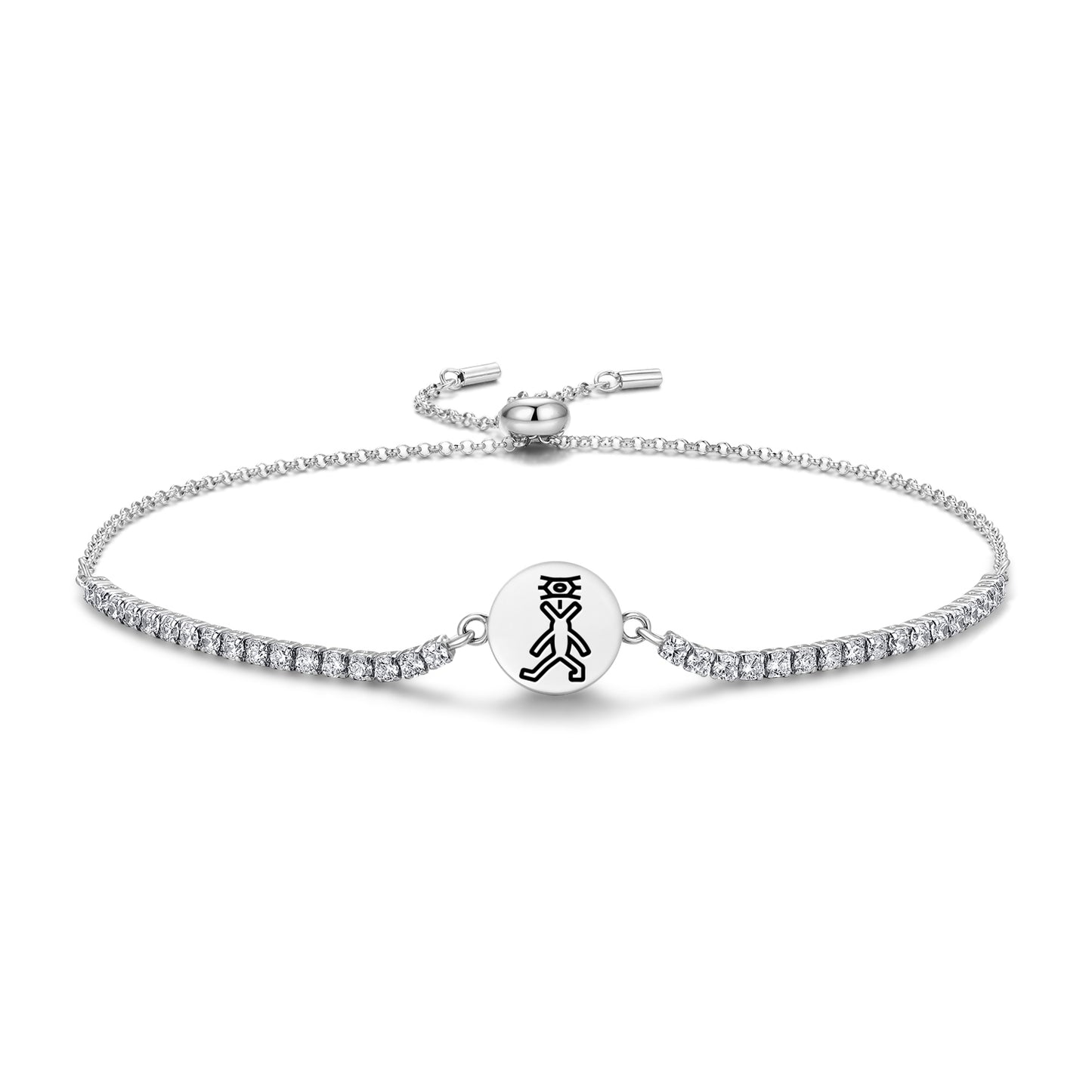 Nanabozho Inuit Symbols Adjustable Bracelet