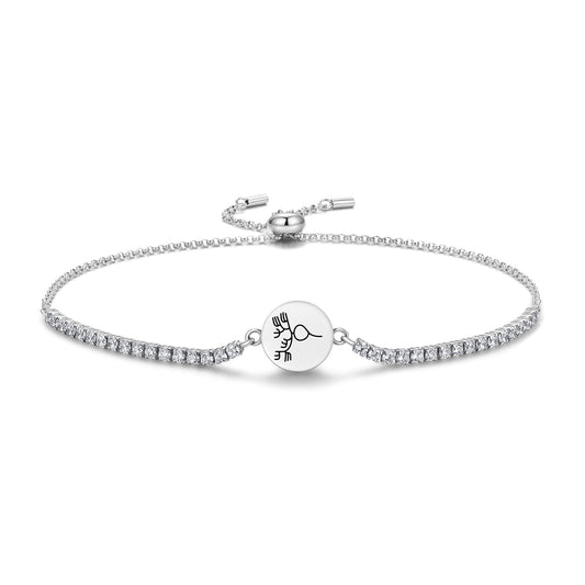 Seaweed Nazca lines Symbols Adjustable Bracelet