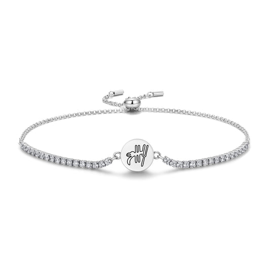 The Parrot Nazca lines Symbols Adjustable Bracelet