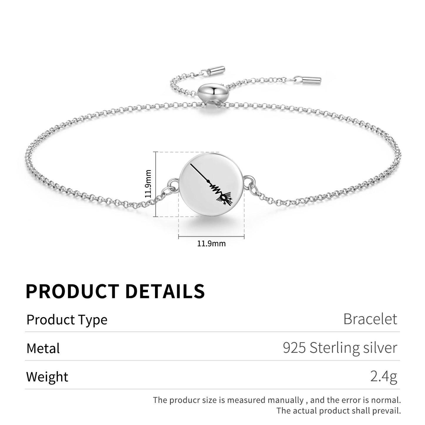 The Heron Nazca lines Symbols Adjustable Bracelet