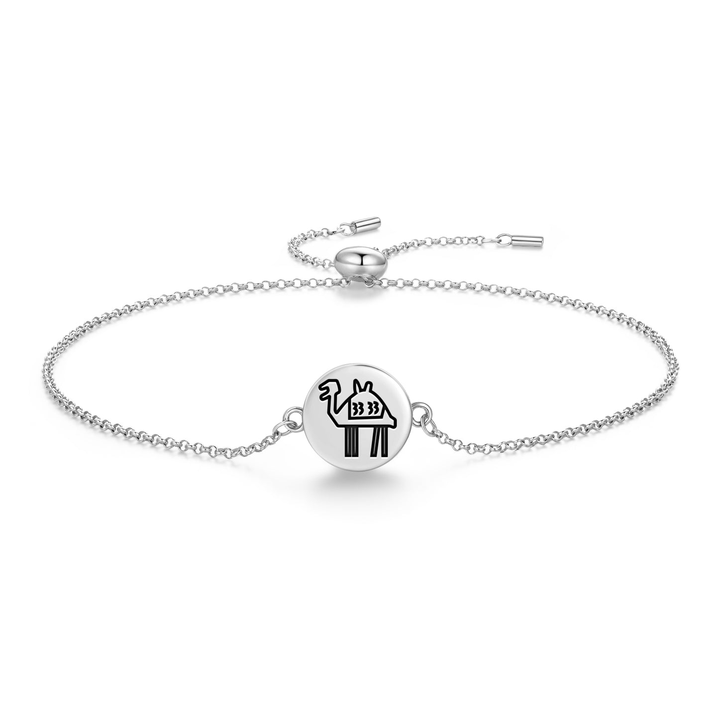 Camel Persian Symbols Adjustable Bracelet