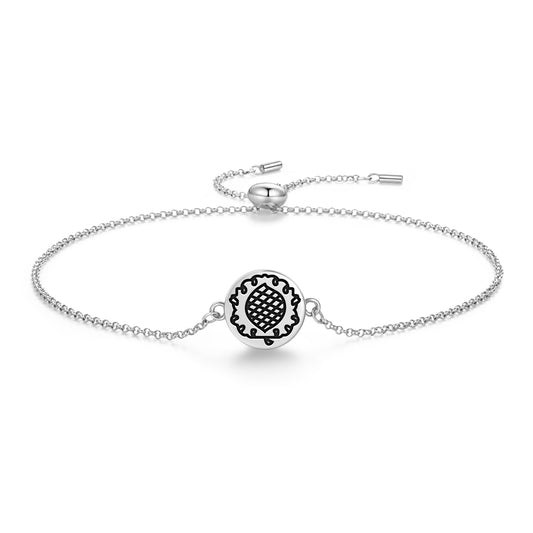 Pomegranate Persian Symbols Adjustable Bracelet