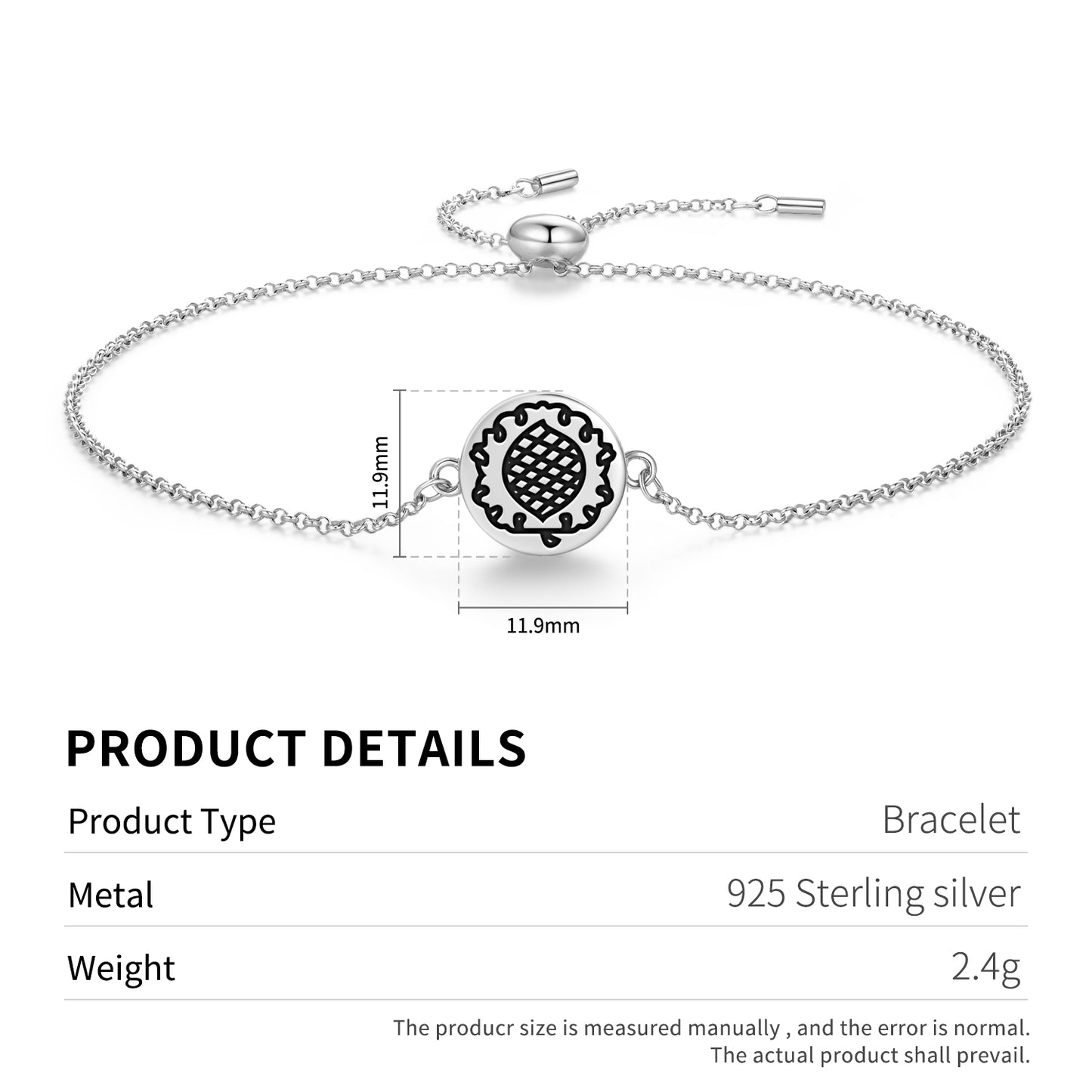 Pomegranate Persian Symbols Adjustable Bracelet
