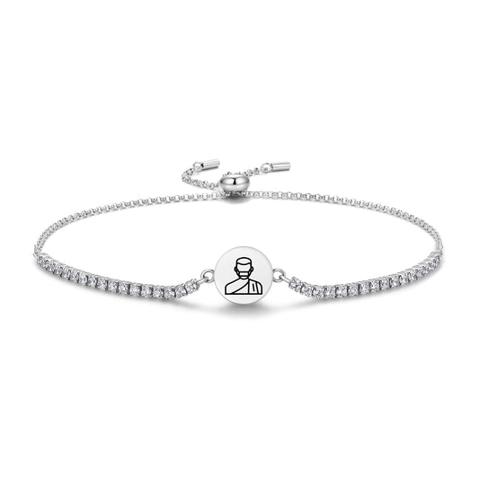 Mobed Zoroastrian priest Persian Symbols Adjustable Bracelet