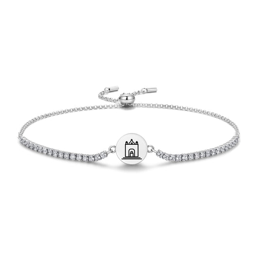 Fire temple Persian Symbols Adjustable Bracelet