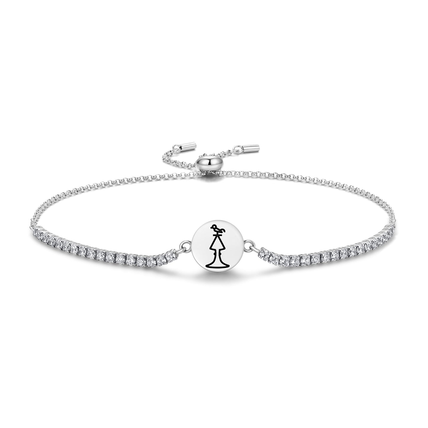 Silver Achaemenian censer Persian Symbols Adjustable Bracelet