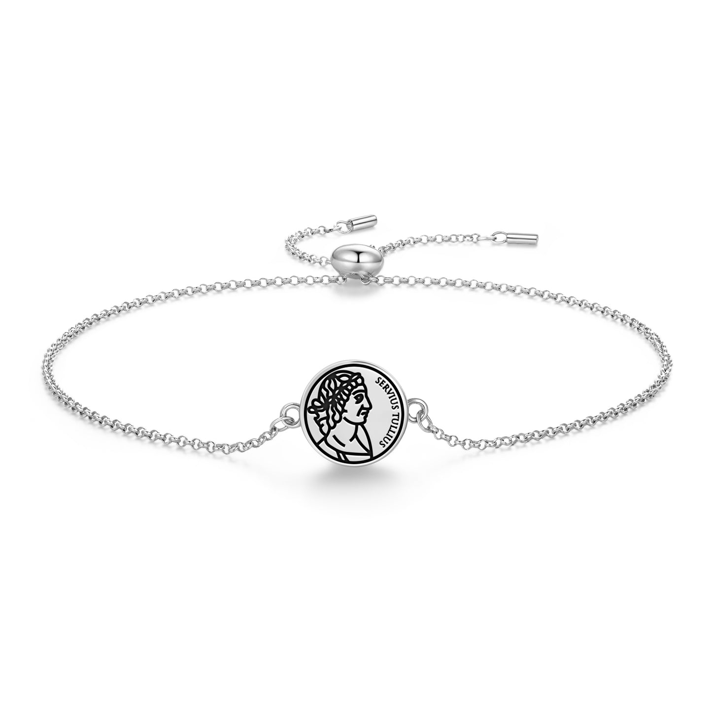 Servius Tullius Roman Empire Symbols Adjustable Bracelet