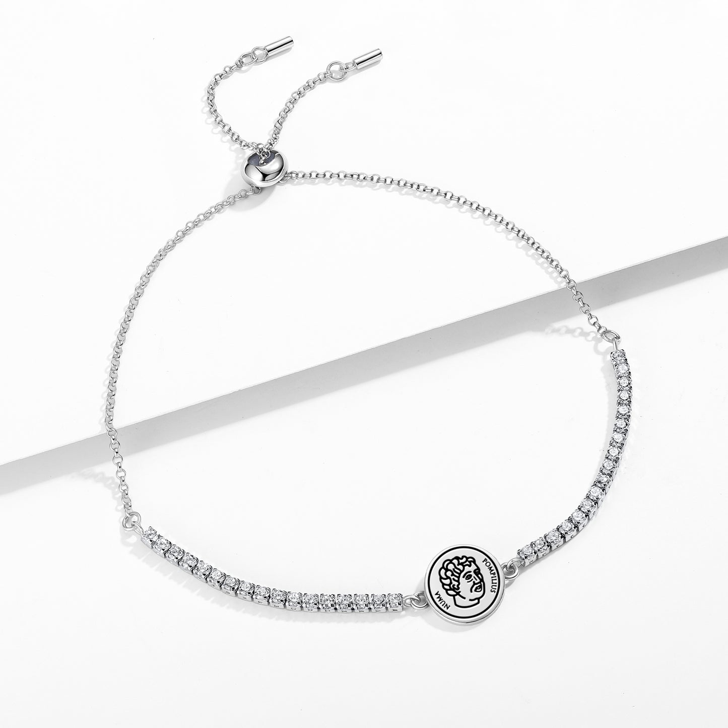 Numa Pompilius Roman Empire Symbols Adjustable Bracelet