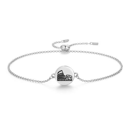 Colosseum Roman Empire Symbols Adjustable Bracelet