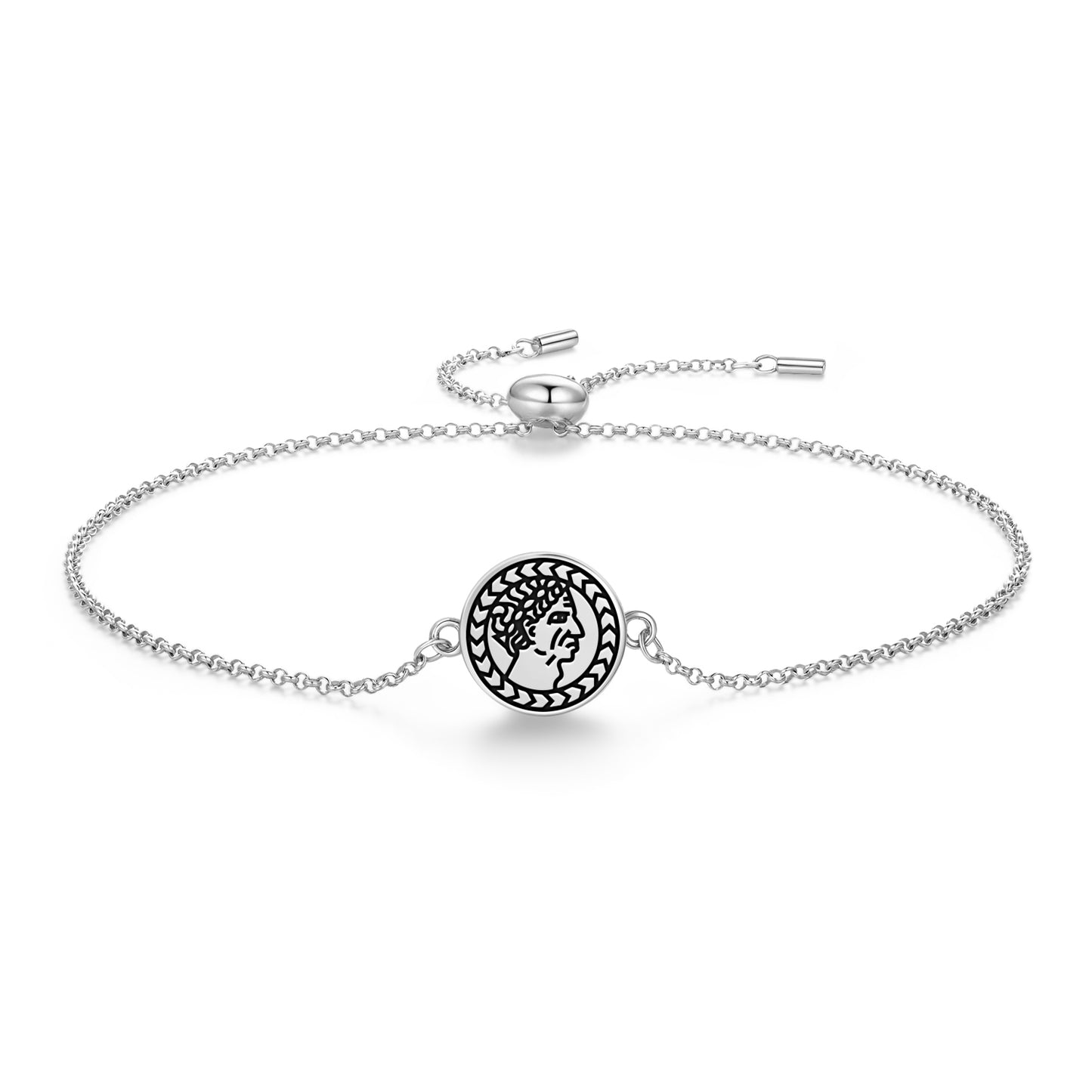 Julius Caesar Roman Empire Symbols Adjustable Bracelet