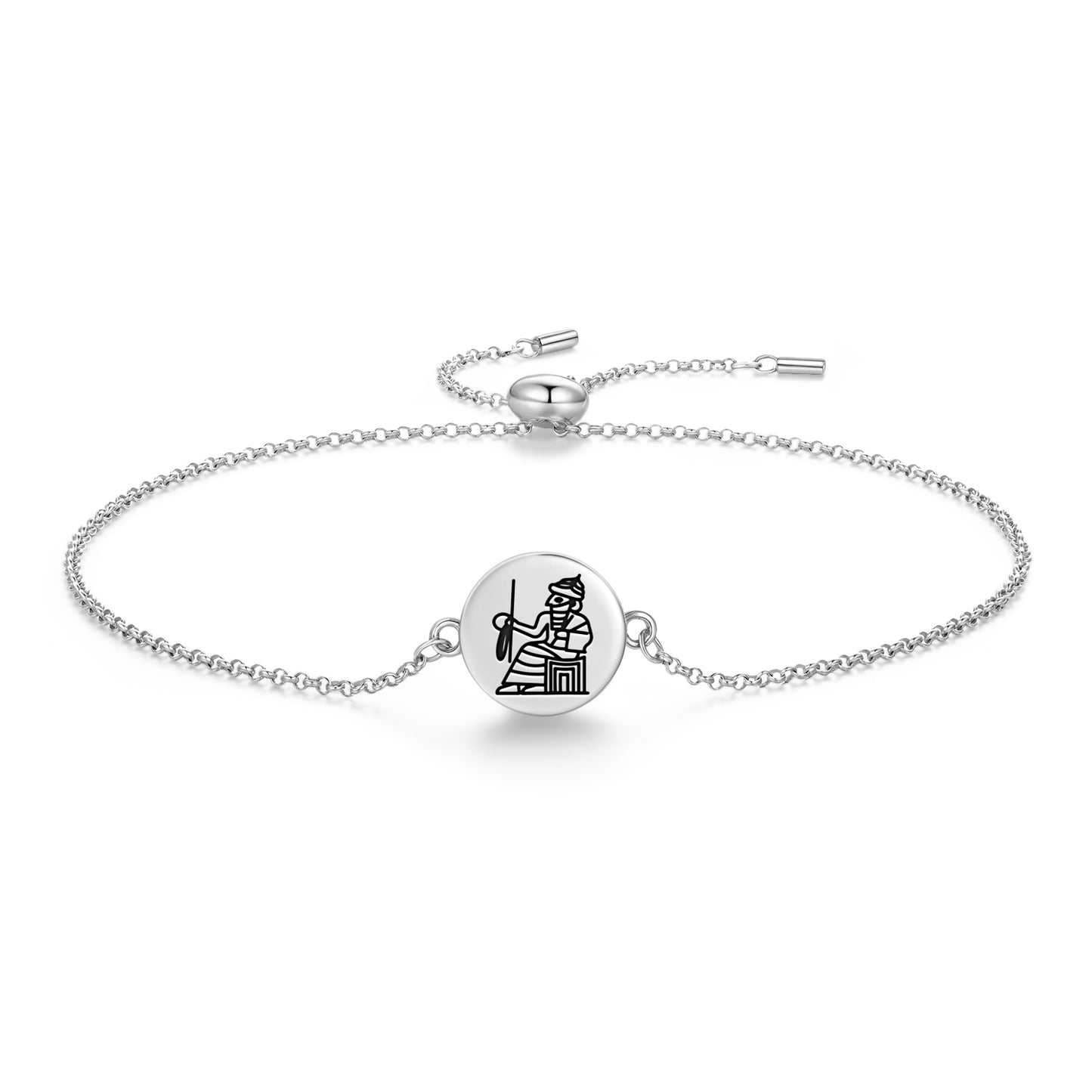 Enlil Elil Sumerian Symbols Adjustable Bracelet