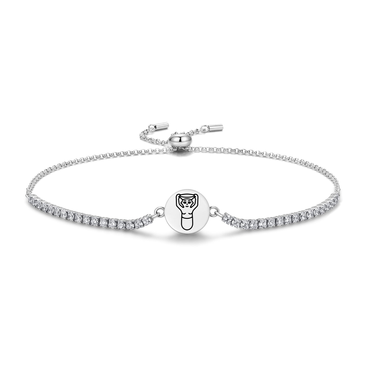 Ninkasi Kurunnītu Sumerian Symbols Adjustable Bracelet