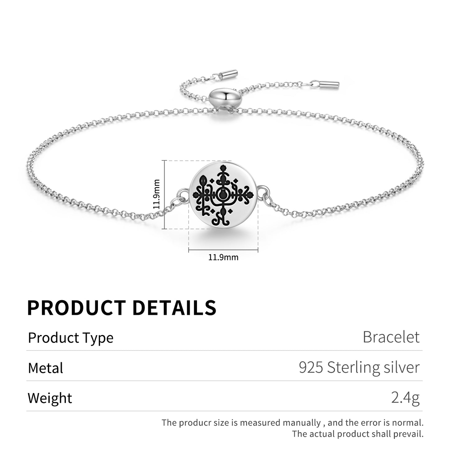 Simbi Central America Symbols Adjustable Bracelet