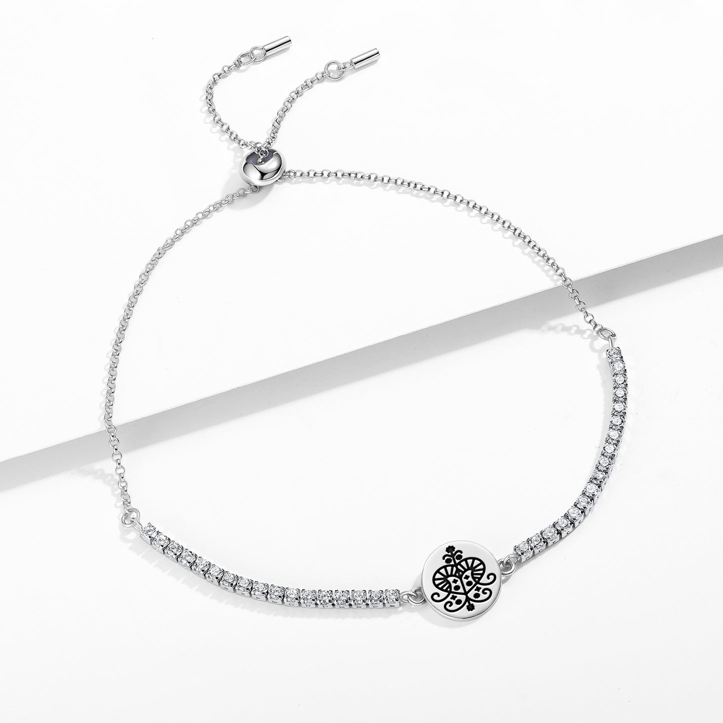 Erzulie Central America Symbols Adjustable Bracelet
