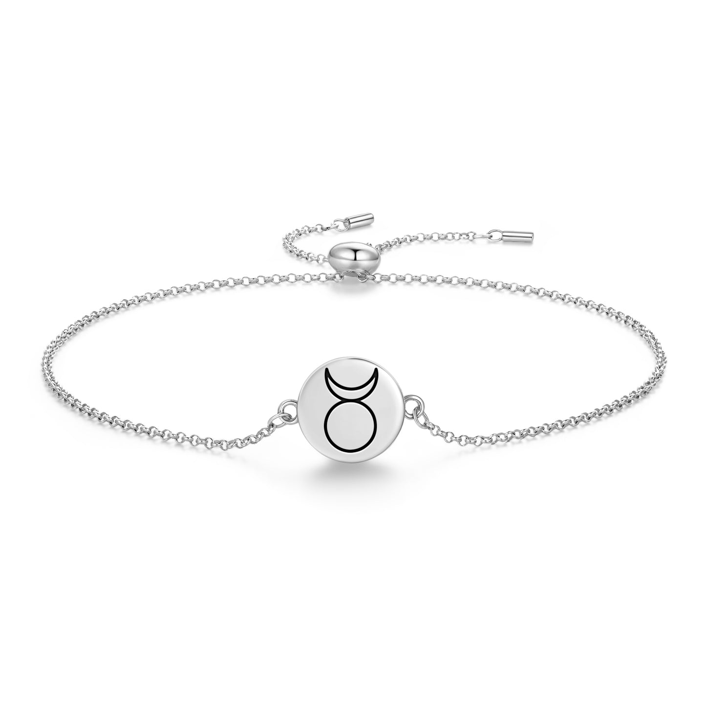 The Horned God Wicca Symbols Adjustable Bracelet