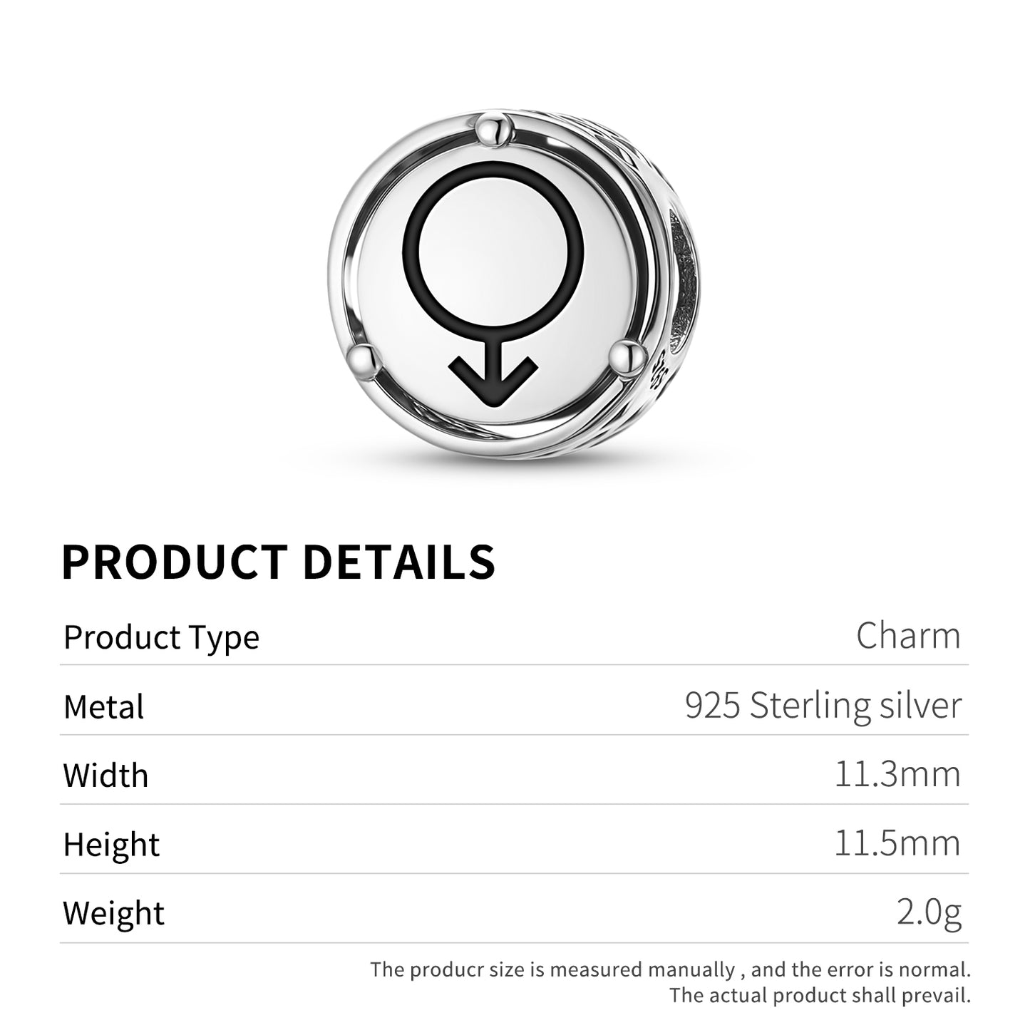 Eris Astrology Symbols Charm