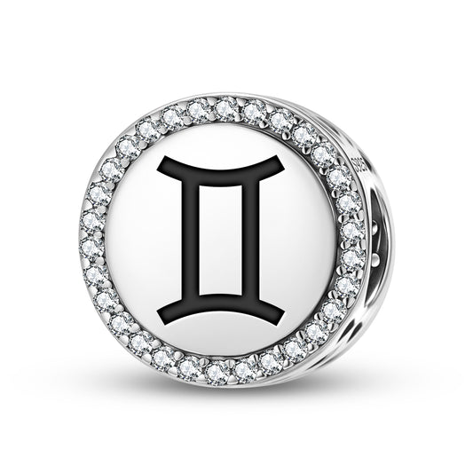 Gemini Astrology Symbols Charm