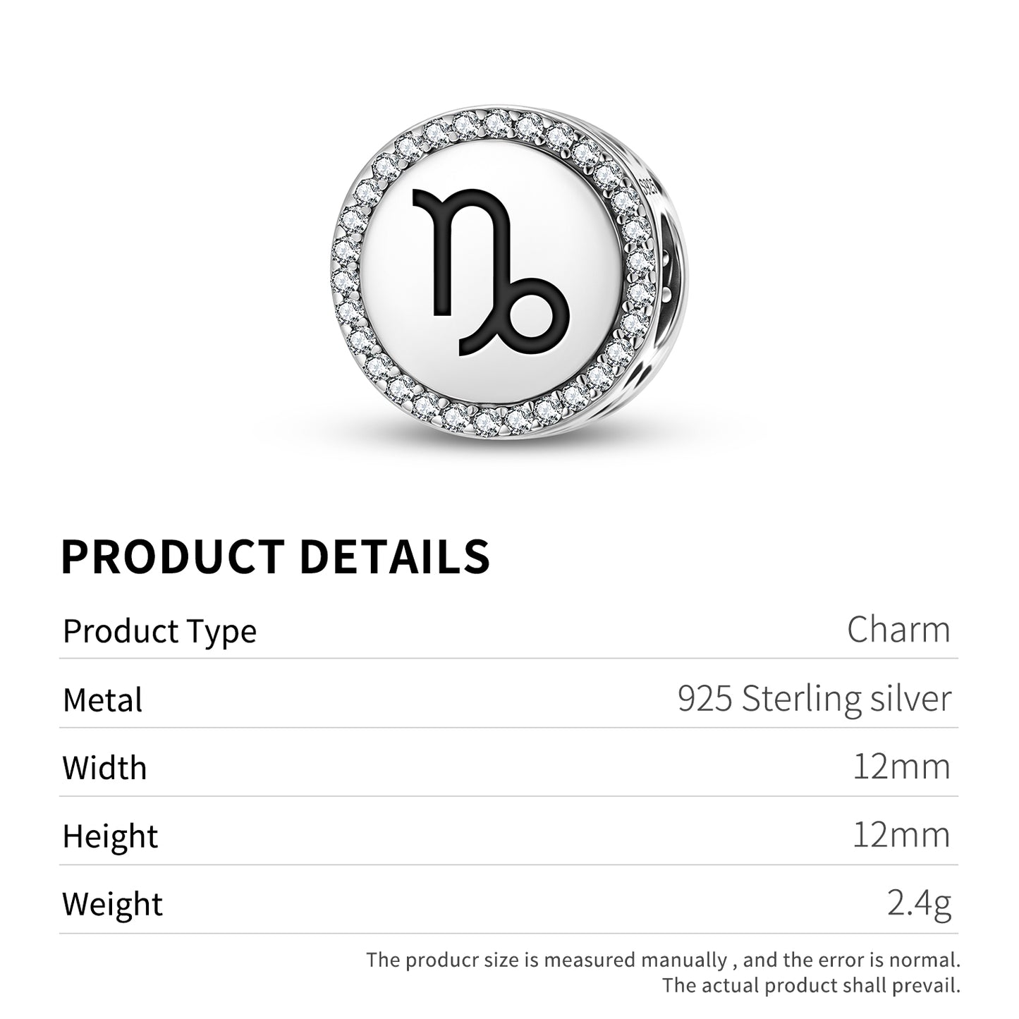 Capricorn Astrology Symbols Charm