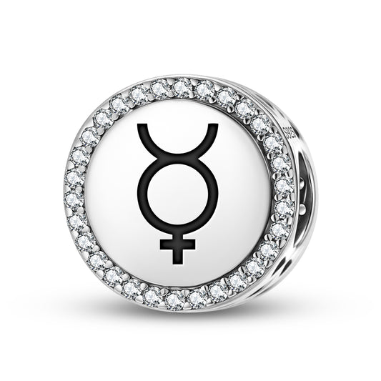 Mercury Astrology Symbols Charm
