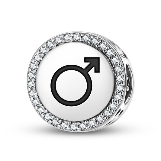 Mars Astrology Symbols Charm