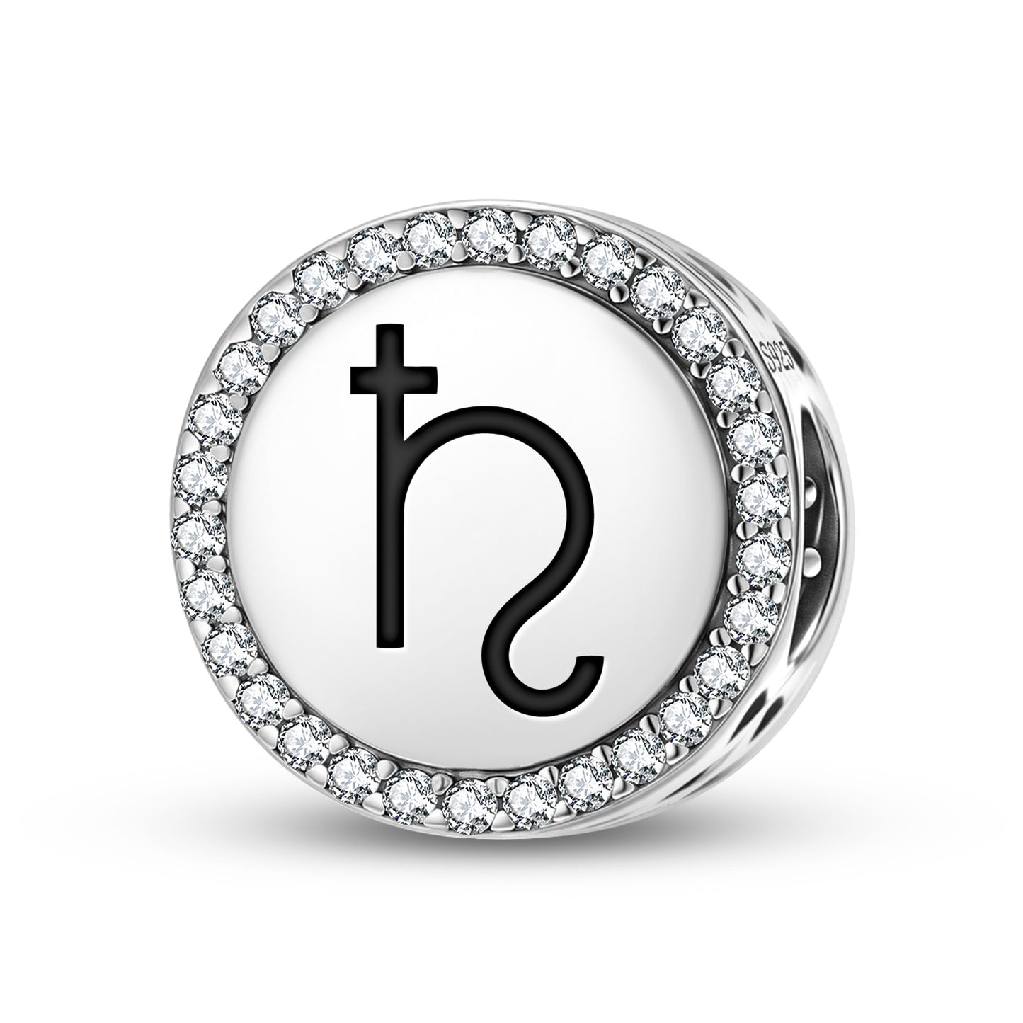 Saturn Astrology Symbols Charm