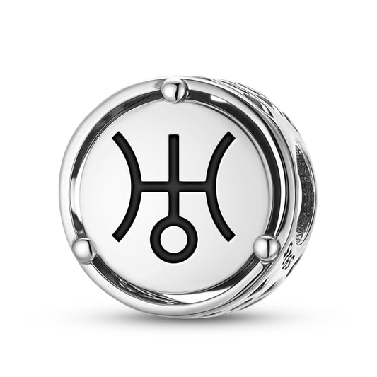 Uranus Astrology Symbols Charm