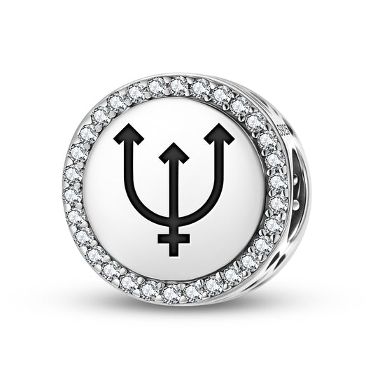 Neptune Astrology Symbols Charm