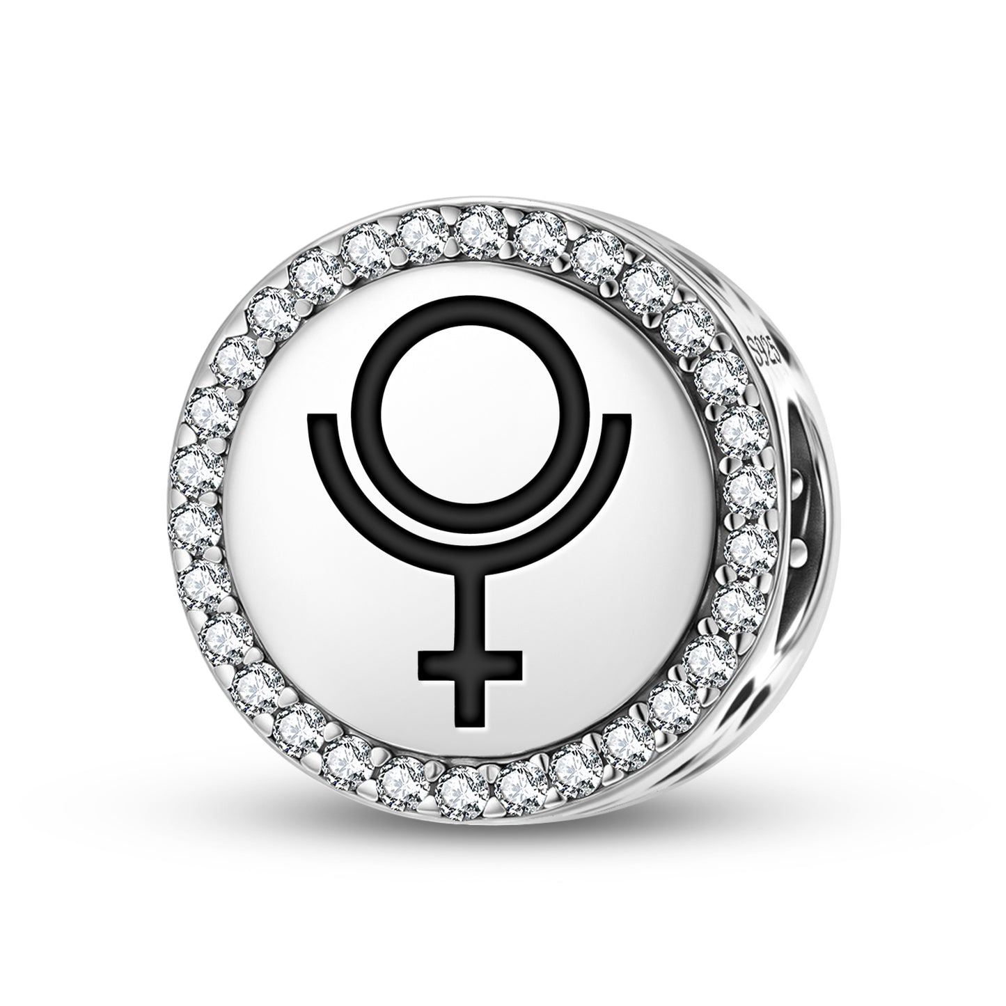 Pluto Astrology Symbols Charm