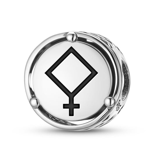 Pallas Astrology Symbols Charm