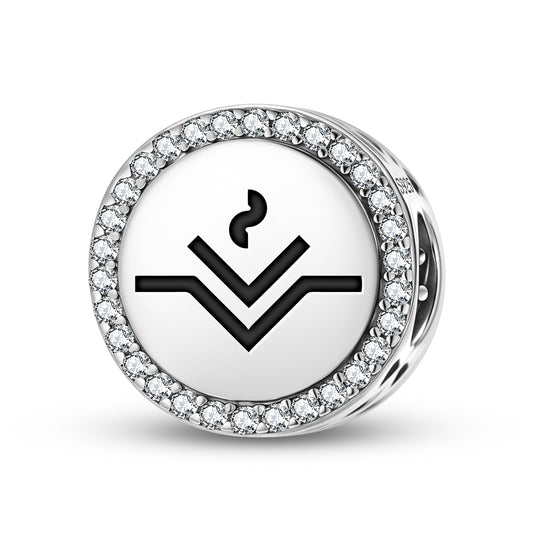 Vesta Astrology Symbols Charm