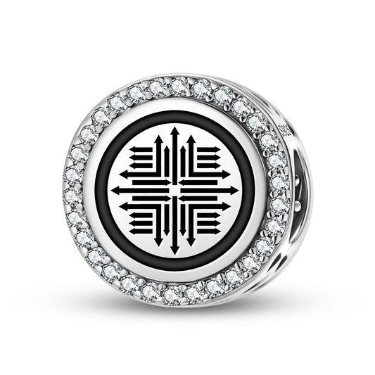 The Fool Tarot Symbols Charm