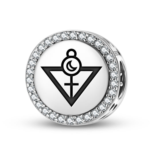 The High Priestess Tarot Symbols Charm