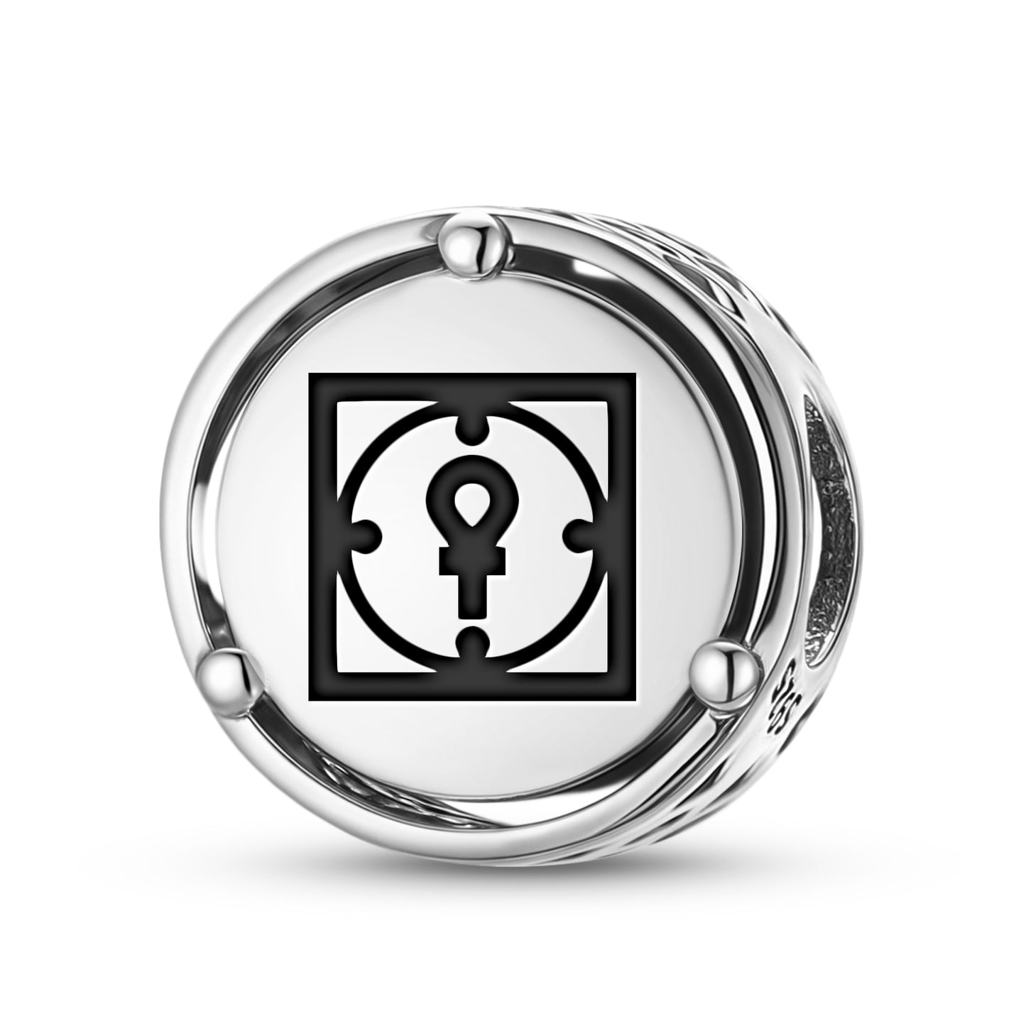 The Emperor Tarot Symbols Charm