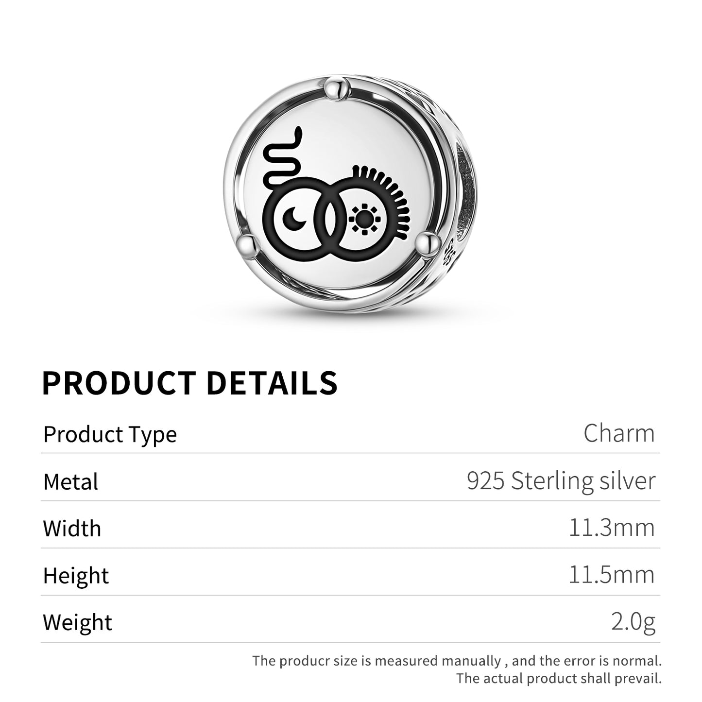 The Lovers Tarot Symbols Charm