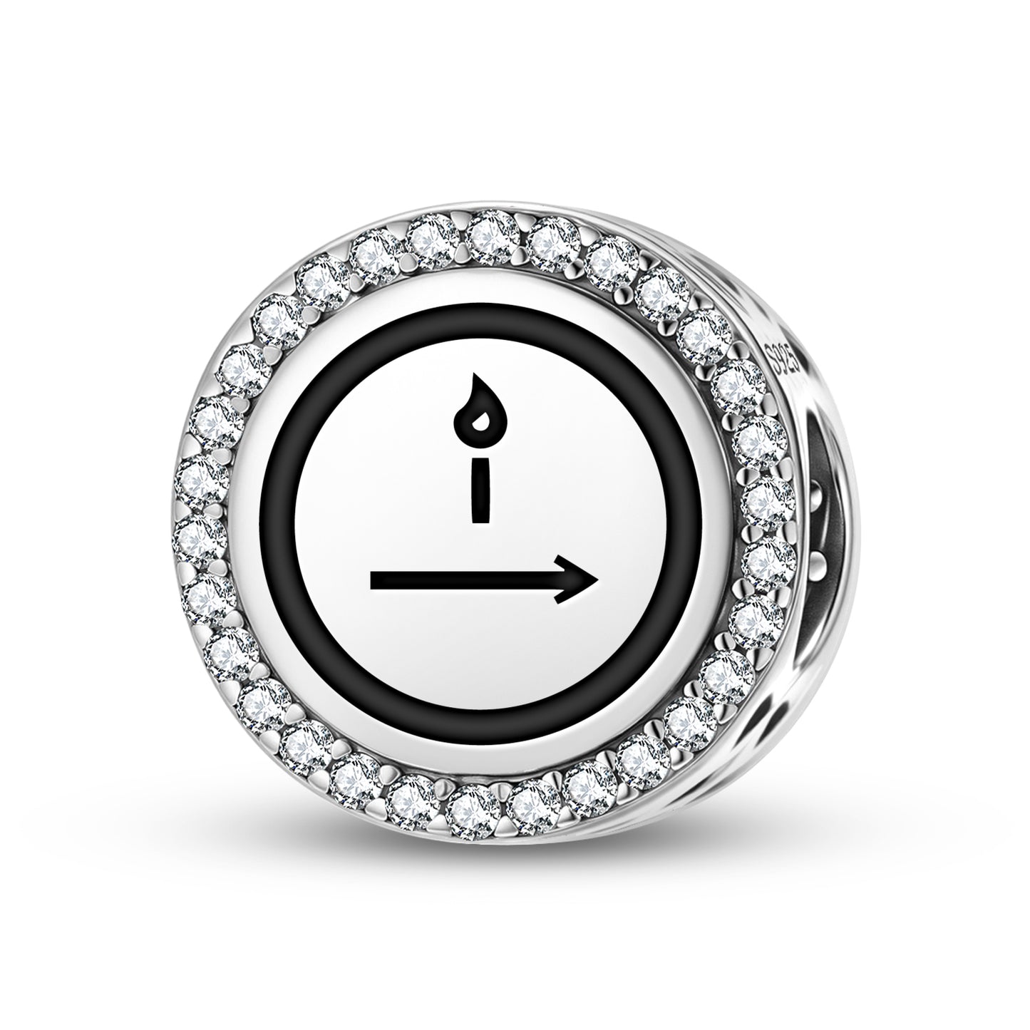 The Hermit Tarot Symbols Charm