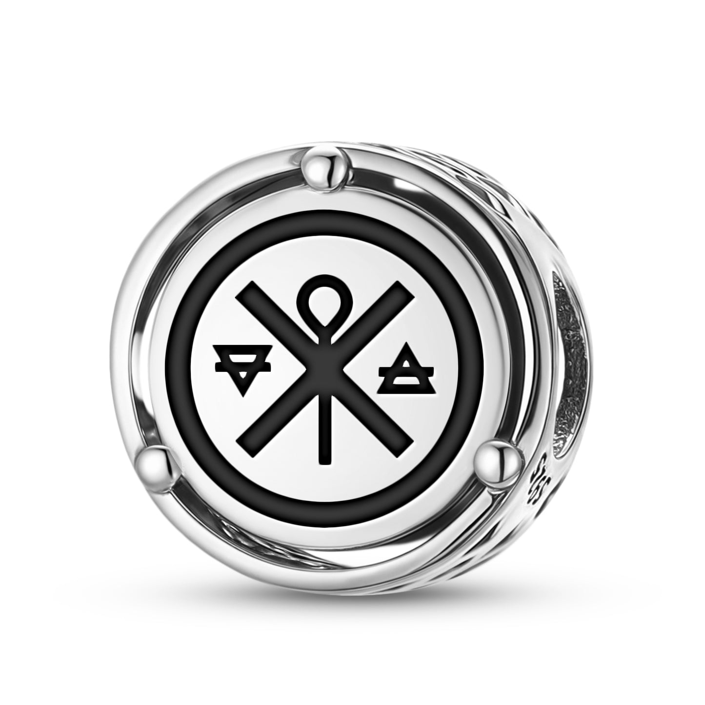 Death Tarot Symbols Charm