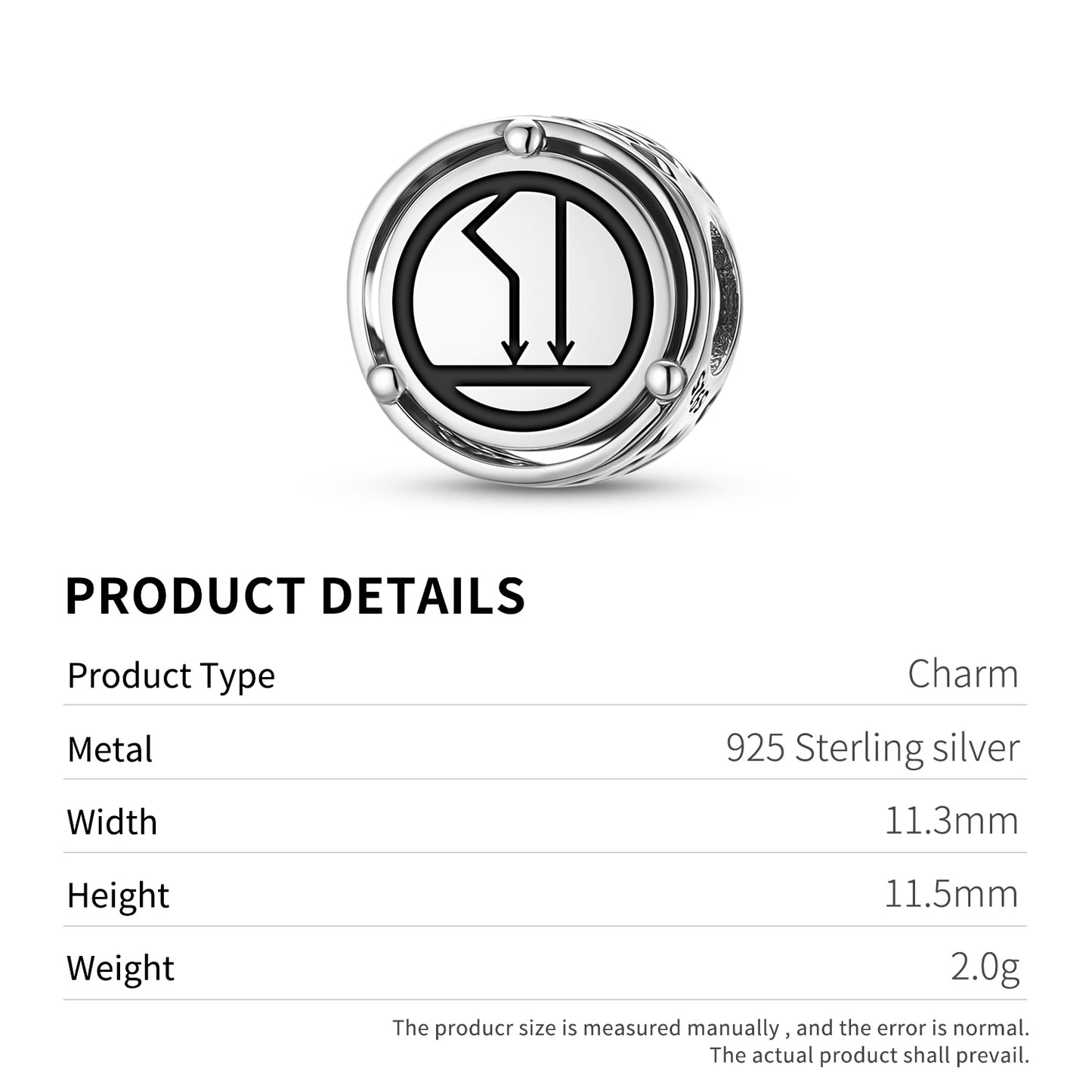 The Tower Tarot Symbols Charm