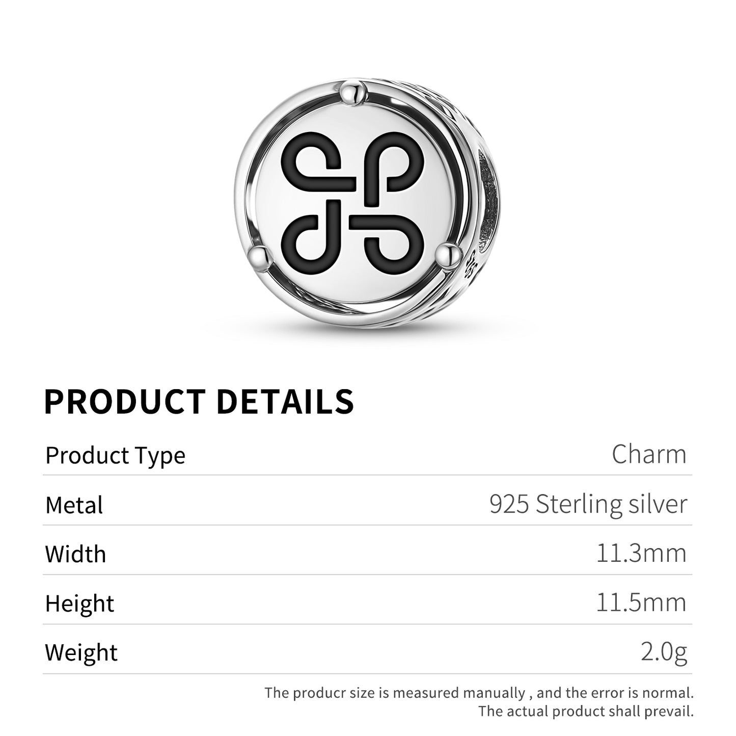 Bowen Knot Celtic Symbols Charm