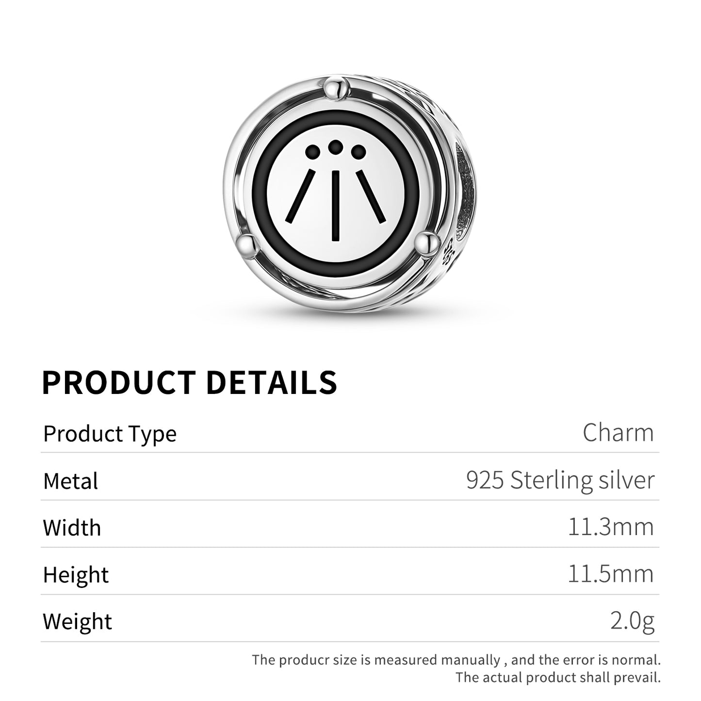 Awen Celtic Symbols Charm